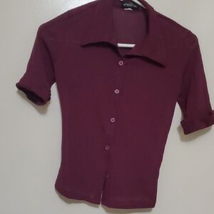 Emporium Junior Burgundy Top